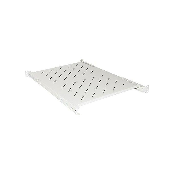 Link Accessori LKRIP650A Mensola per Scaffale in Acciaio per Rack 19'' Profondita' 650 mm Capacita' 120 Kg con Agganci Allungabili colore Grigio