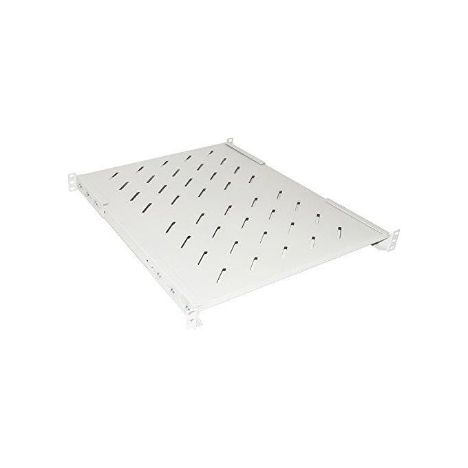 Link Accessori LKRIP650A Mensola per Scaffale in Acciaio per Rack 19'' Profondita' 650 mm Capacita' 120 Kg con Agganci Allungabili colore Grigio