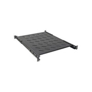 Link ripiano per armadio rack 19'' allungabile 550 mm con 4 agganci nero