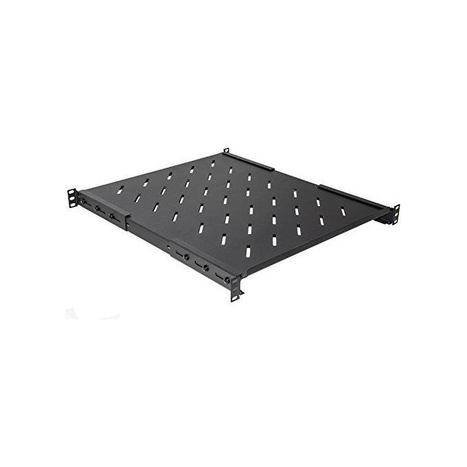 Link ripiano per armadio rack 19'' allungabile 550 mm con 4 agganci nero