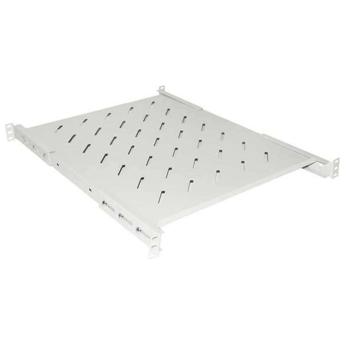 Link ripiano per Armadio rack 19 allungabile 550 mm con 4 agganci grigio