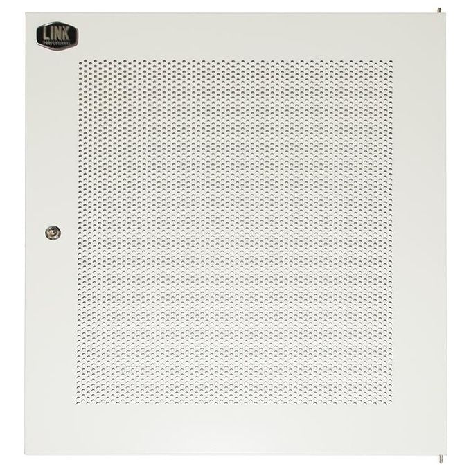 Link Accessori LKDOOR15UF Porta Metallo Traforata 15U con Serratura per Armadio LK1915UGF colore Grigio