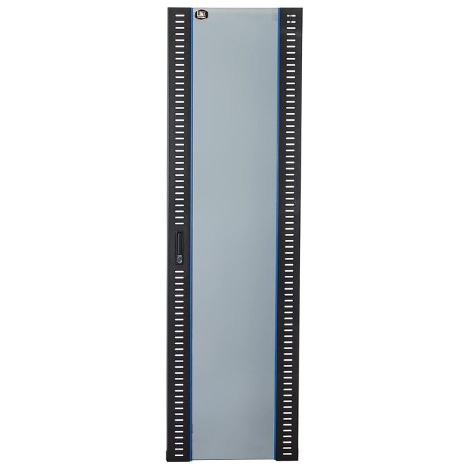 Link Accessori LKDOOR42AN Porta in vetro temperato per armadi 42U con serratura colore Nero