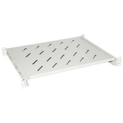 Link ripiano per armadio rack 19'' allungabile 350 mm con 4 agganci grigio