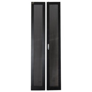 Link Accessori LKDOOR42IK Porta in Metallo Traforato con Serratura per Armadi 42U Larghezza 600mm colore Nero
