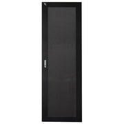 Link LKDOOR42IN Porta in Metallo Traforata 42U con Serratura Larghezza 600 mm colore Nero