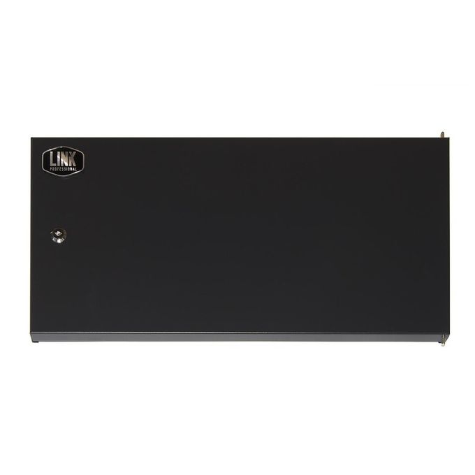 Link porta chiusa in metallo pieno con serratura per armadio Link 6u lk1907unf nero