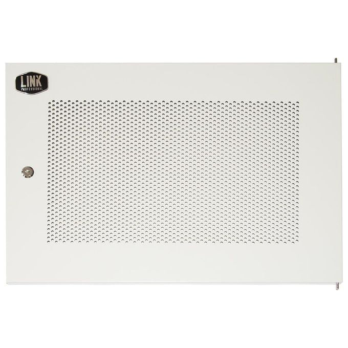Link porta metallo traforata con serratura per armadio Link 9u lk1909ugf grigio