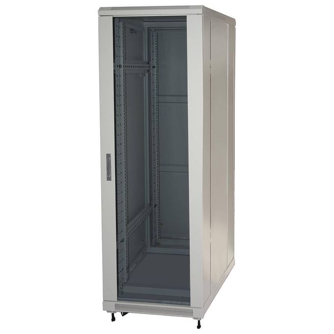 Link LK1942U610GV Armadio rack 19'' 42u 2055x600x1000mm colore grigio porta vetro