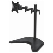 Link braccio da tavolo con base per video fino a 15 kg da 13 a 27 fino a vesa 100x100 con tre snodi