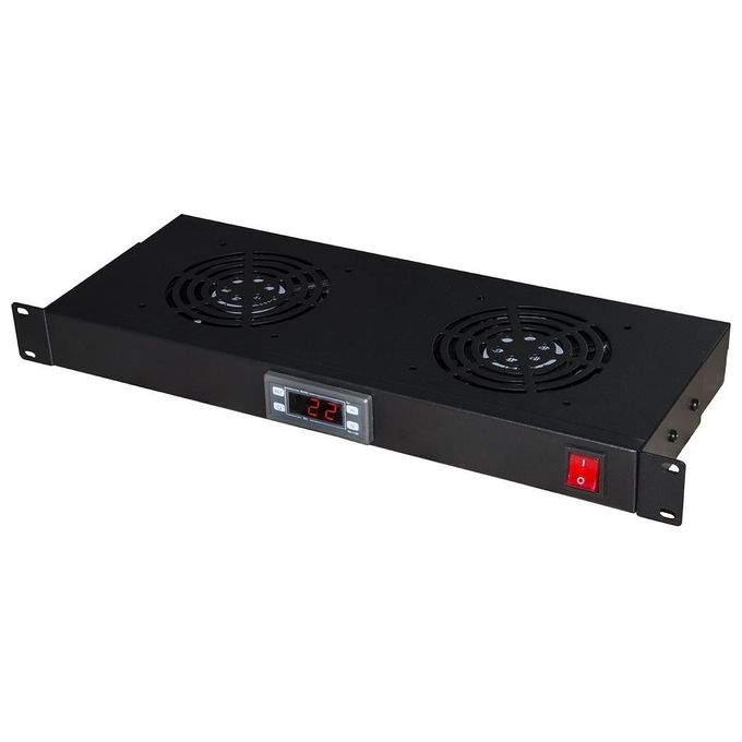 Link modulo 2 ventole raffreddamento con display nero
