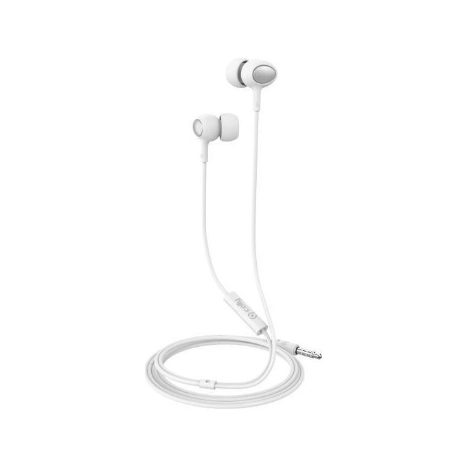 Celly Up500 Auricolari con Microfono Stereo Bianco
