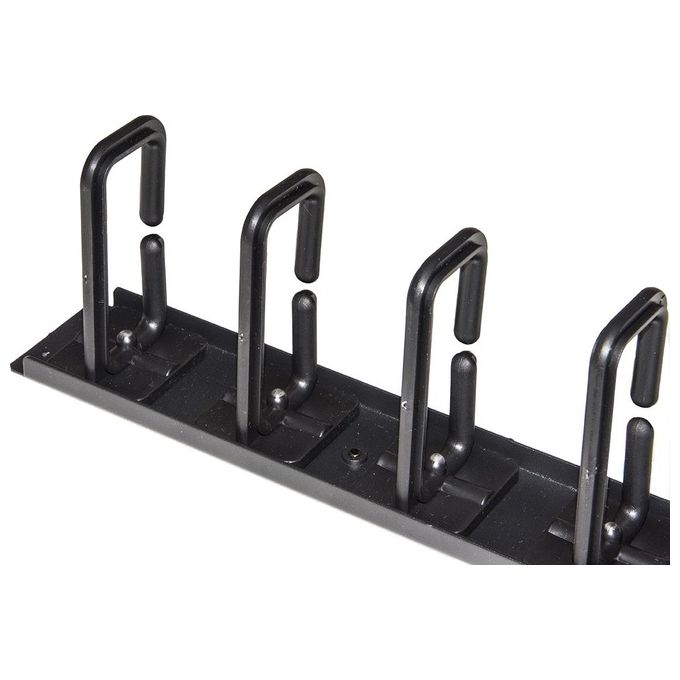 Link Coppia Passacavi Verticali 1u 86,5cm Nero