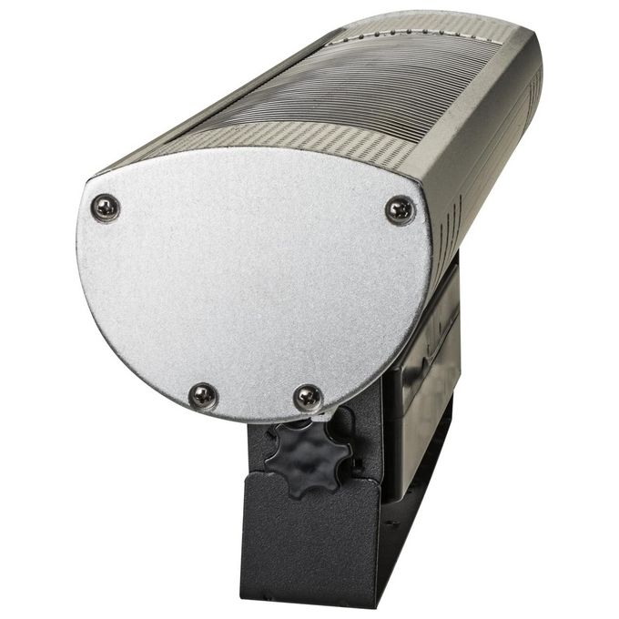 Bimar HR305 Stufa Alogena da Esterno 2000W IP65 Parete Orientabile 90° Kit Montaggio Incluso colore Alluminio