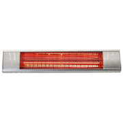 Bimar HR305 Stufa Alogena da Esterno 2000W IP65 Parete Orientabile 90° Kit Montaggio Incluso colore Alluminio