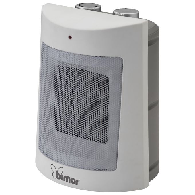 Bimar HP108 Stufetta Elettrica Alogena da Interno 1500W Grigio-Bianco