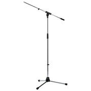 König and Meyer 21060-300-02 Supporto per Microfono Asta Dritta con Base a Treppiedi Altezza Regolabile da 92 5 a 163 cm Peso 3 03 Kg colore Cromo