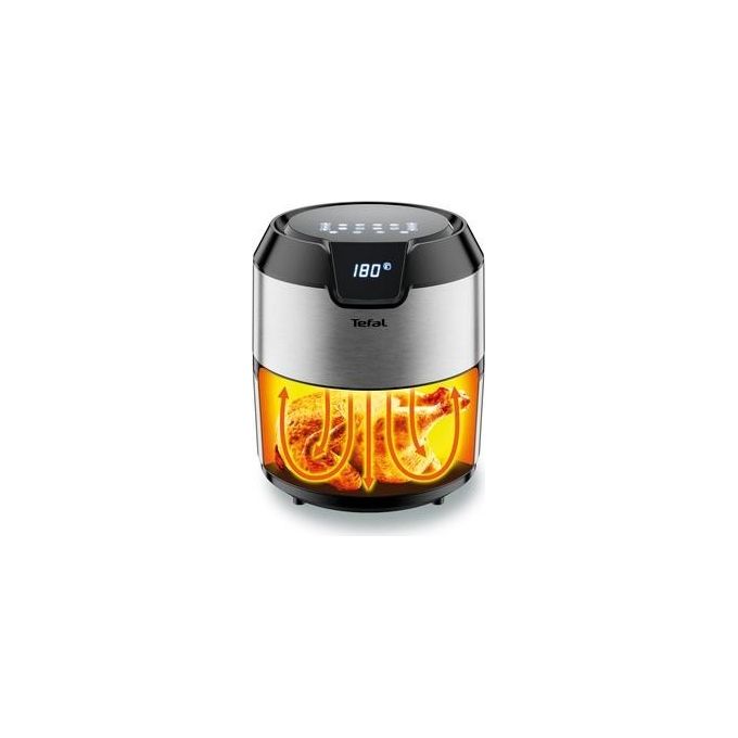 Tefal EY401D15 Friggitrice ad aria 4,2 L 1500 W 8 programmi Display LCD colore Nero Acciaio inox