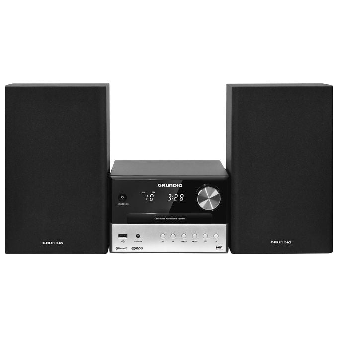 Grundig CMS 3000 BT DAB+ Microsistema Audio per la Casa 30W Nero-Argento