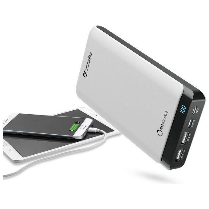 Cellular Line PowerUp Caricabatterie Portatile 20000mAh Usb