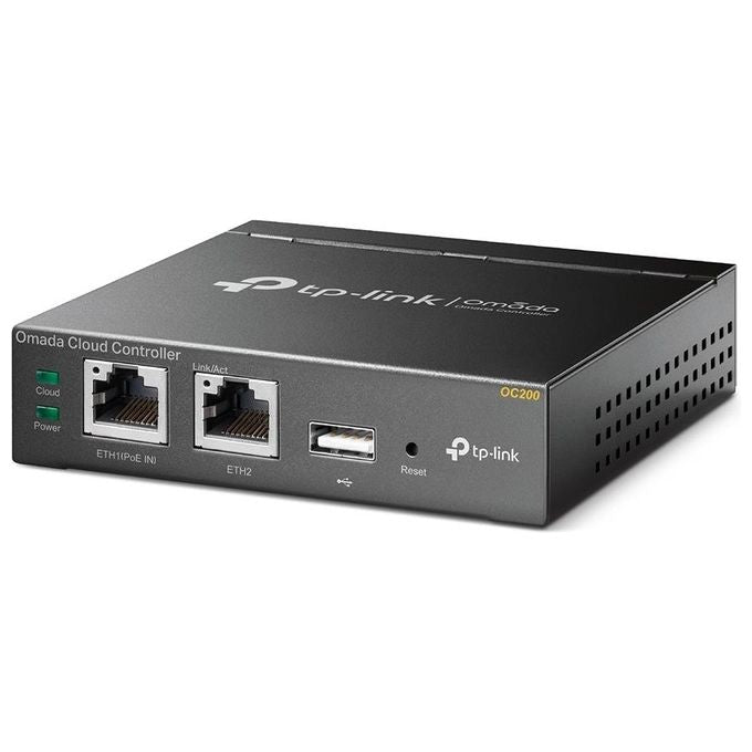 TP-Link OC200 Omada Controller per Access Point WLAN 2 porte LAN 10-100 Mbps PoE gestione fino a 100 AP colore Nero