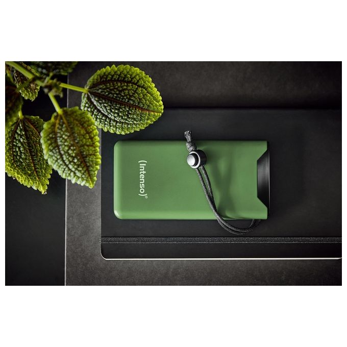 Intenso Powerbank F10000 Verde 10000 mAh con USB-C a Tipo C