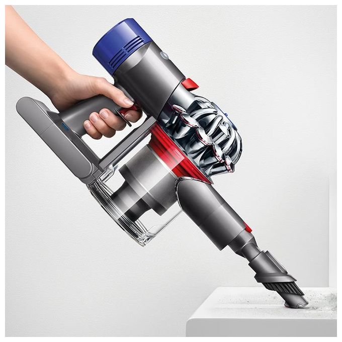Dyson v8 advanced aspirapolvere senza filo 2in1 nichel argento 425w 40min autonomia