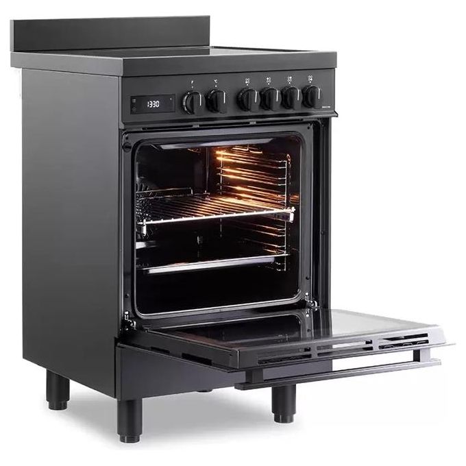 De'Longhi PRO 66 MAL IN Professional Cucina a Induzione 60x60 cm 4 Zone Forno Elettrico 74 L Classe A colore Antracite