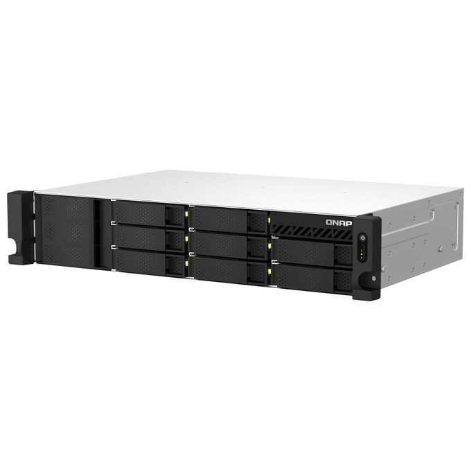 QNAP TS-864EU-8G Server NAS Rack 8 Alloggiamenti HDD SSD SATA III Intel Celeron 8 GB DDR4 Ethernet 2.5 Gbps colore Nero