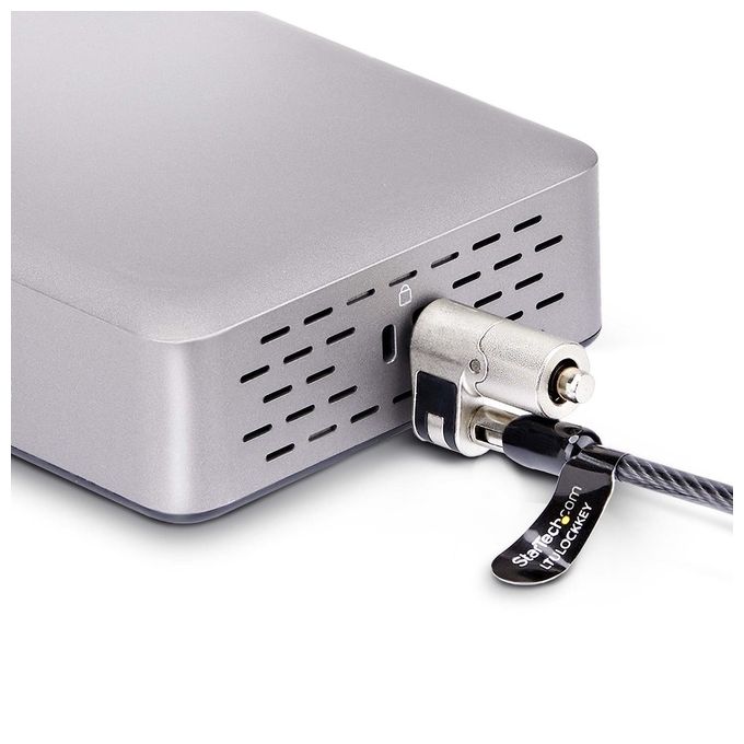 StarTech.com 155UE-USB4-DOCK Docking Station USB4 Doppio Monitor HDMI 4K 120Hz 8K 6x USB 2.5GbE 100W PD colore Argento