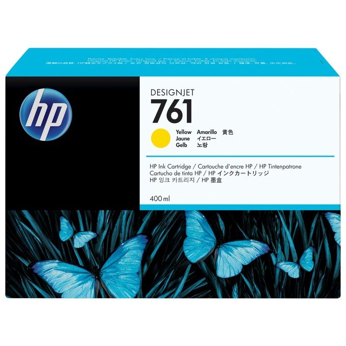 Hp cartuccia ink 761 giallo 400 ml