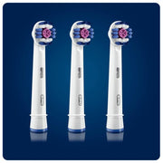Braun Refill Eb18-3 Probright 3 Testine Ricambio Spazzolino Elettrico