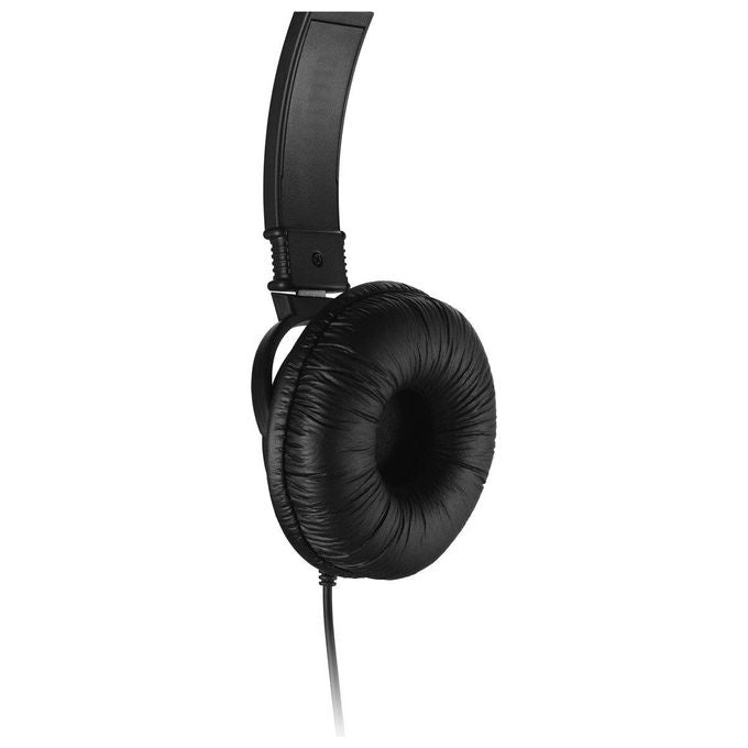 Kensington K33597WW Cuffie classiche con Jack da 3,5 mm con microfono e controllo del volume driver 40 mm archetto regolabile microfono con cancellazione del rumore colore Nero