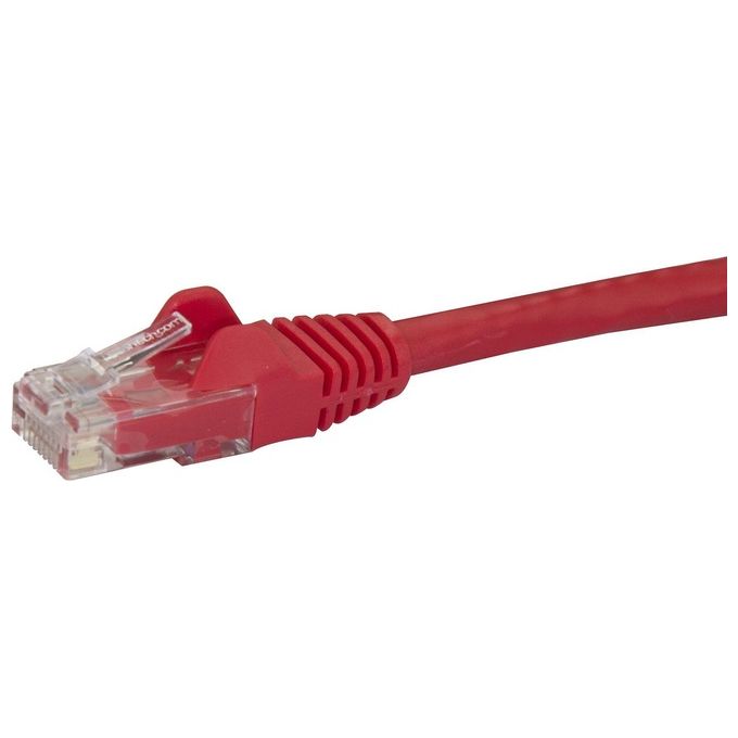 Startech Cavo di Rete Rosso Cat 6 UTP Ethernet Gigabit RJ45 Antigroviglio 50cm