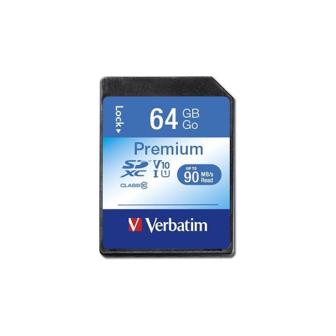 Verbatim Secure Digital Xc 64gb Classe 10