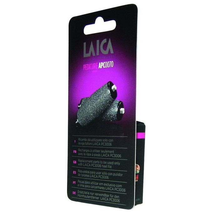 Laica Due Testine Ricambio Pedicure per Pc3006