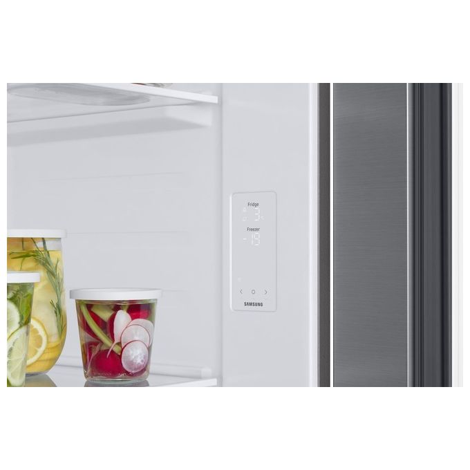 Samsung RS57DG400EM9EF Air Space AI Frigorifero Side by Side 583 L 178 cm Classe E 37 dB No Frost Wi-Fi SpaceMax (178x91.2x71.6 cm) colore Acciaio Inox