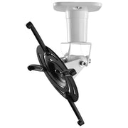 One For All WM5320 Supporto per Proiettore a Soffitto Regolabile 360° Inclinazione 0-25° Portata 15 Kg colore Nero Bianco