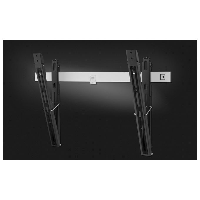 One For All WM6621 Ultra Slim Line Supporto TV a Parete Inclinabile per Schermi da 32'' a 90'' VESA 100x100 fino a 600x400 Capacita' 80 Kg colore Nero