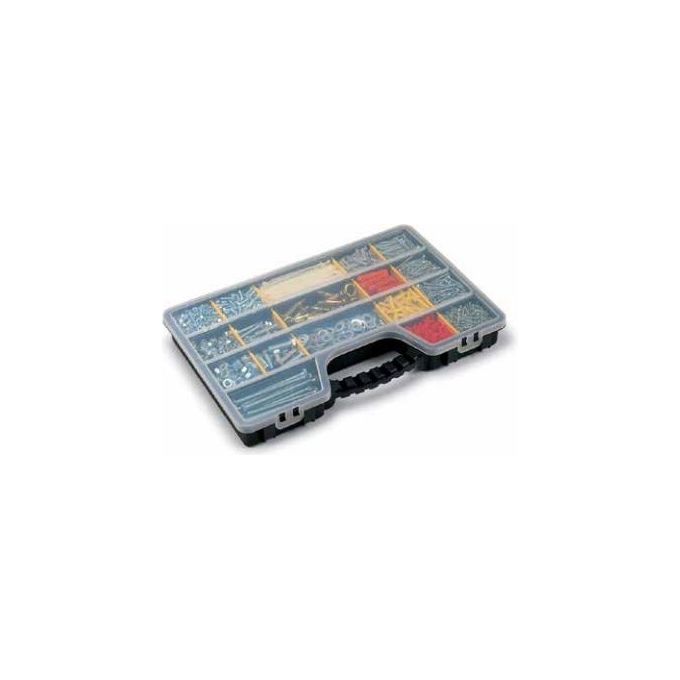 Terry 1000624 Pro Organizer 24 Valigetta Portaminuterie 15 divisori mobili doppia chiusura colore Nero
