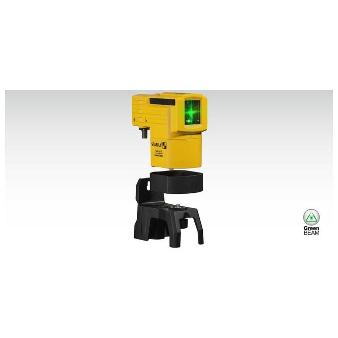 Stabila 19110 LAX 50 G Laser a Linea Croce Verde Autolivellante Portata 30 m Precisione ±0,5 mm-m IP53 colore Nero Giallo