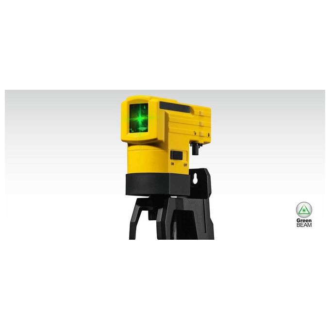 Stabila 19110 LAX 50 G Laser a Linea Croce Verde Autolivellante Portata 30 m Precisione ±0,5 mm-m IP53 colore Nero Giallo