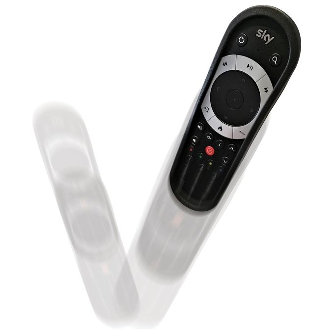 Meliconi 441569 Guscio 8 Salvatelecomando Silicone per Decoder MySkyHD 2017 SkyQ Sky Glass colore Nero