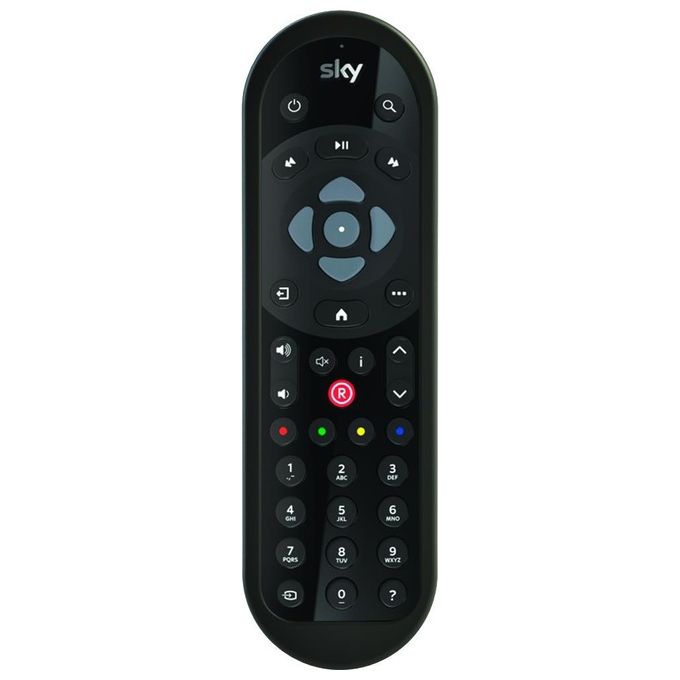Meliconi 441569 Guscio 8 Salvatelecomando Silicone per Decoder MySkyHD 2017 SkyQ Sky Glass colore Nero