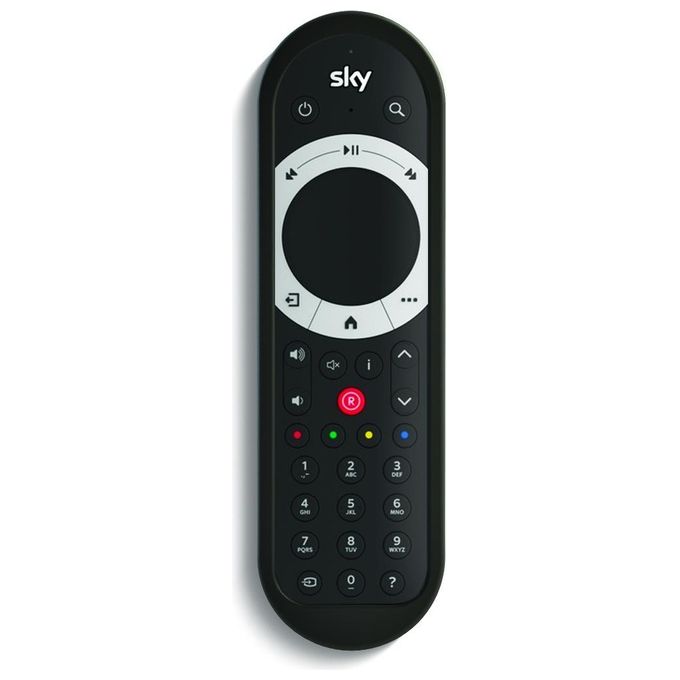 Meliconi 441569 Guscio 8 Salvatelecomando Silicone per Decoder MySkyHD 2017 SkyQ Sky Glass colore Nero