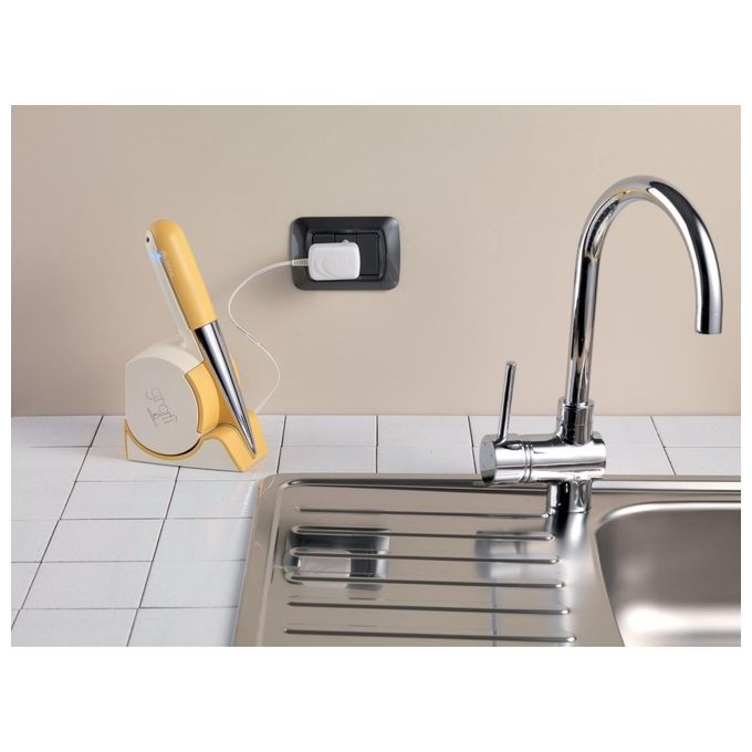 Ariete 457 Gratì Waterproof - Grattugia Elettrica senza fili resistente all'acqua