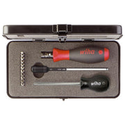 Wiha 26893 TorqueVario-S Set di cacciaviti dinamometrici 14 pezzi 0,8-5,0 Nm colore Rosso-Nero