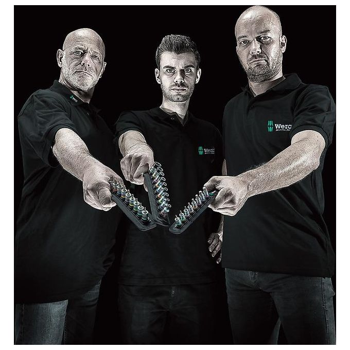 Wera Belt 1 KIT_ Zyklop di Chiavi a Bussola con Attacco da 1-2'' con Funzione di Ritegno 10 Pezzi