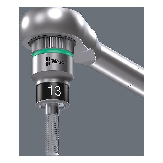 Wera Belt 1 KIT_ Zyklop di Chiavi a Bussola con Attacco da 1-2'' con Funzione di Ritegno 10 Pezzi