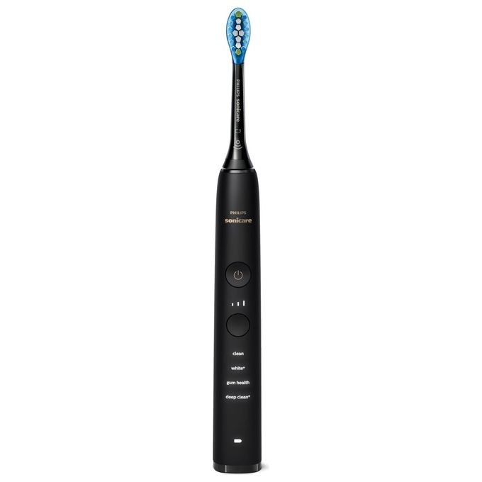 Philips HX9911-09 Sonicare DiamondClean 9000 Spazzolino elettrico sonico 4 modalita' autonomia 2 settimane colore Nero